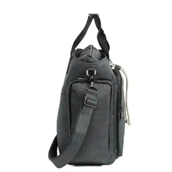 LUG Bustle Convertible Tote / Shoulder Bag / Top Handle Bag - Brushed Grey - Picture 3 of 16